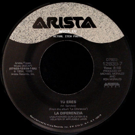Unknown Artist - Tú Eres / ¿Qué Puedo Hacer? side A