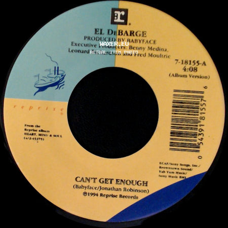El Debarge - You To Turn Me On / Can't Get Enough side B