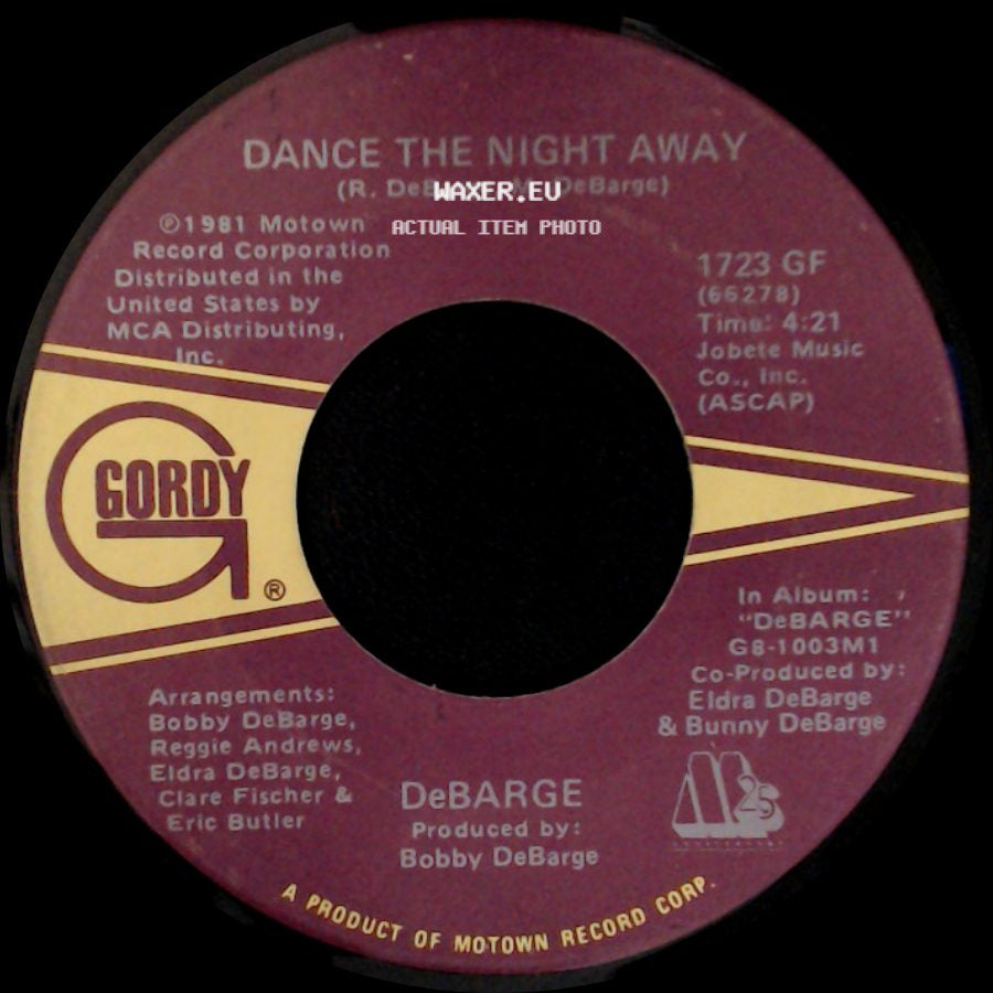 Debarge - Dance The Night Away / Dance The Night Away side B