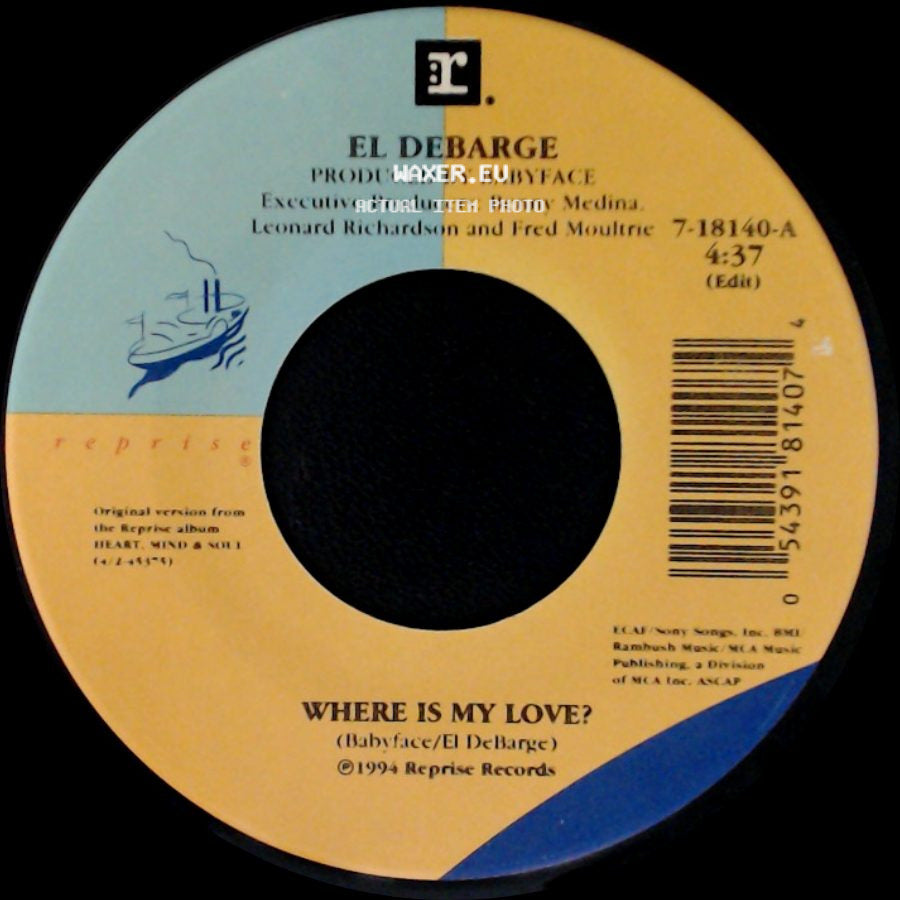 El Debarge - Starlight, Moonlight, Candlelight / Where Is My Love? side B