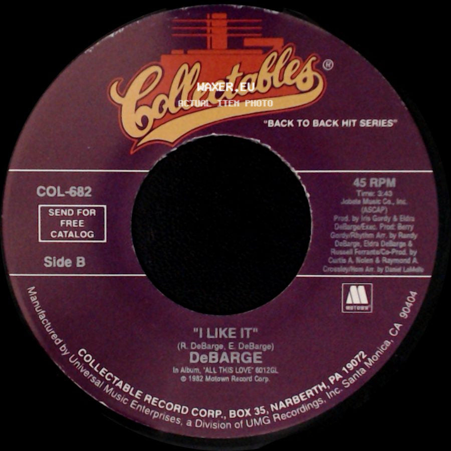 Debarge - Time Will Reveal / I Like It side B