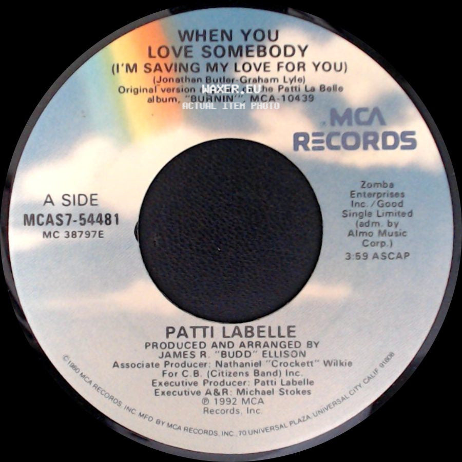 Patti Labelle - When You Love Somebody (I'm Saving My Love For You) / Temptation side A