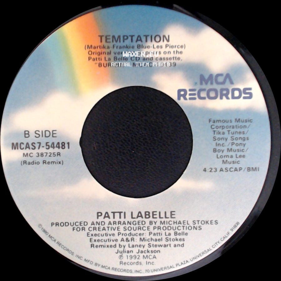 Patti Labelle - When You Love Somebody (I'm Saving My Love For You) / Temptation side B