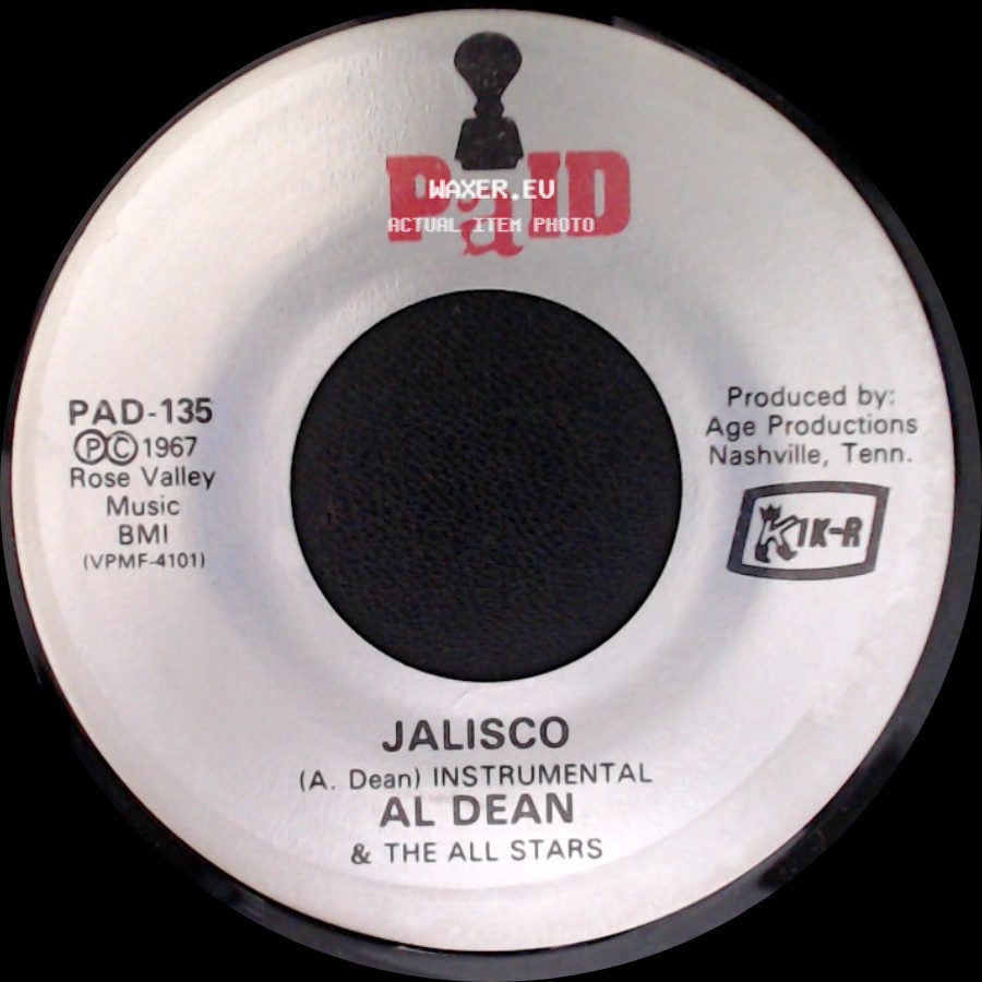 Al Dean & The All Stars - Jalisco / Cotton Eyed Joe side A