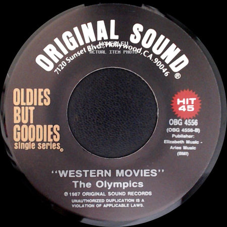 The Olympics / Jody Reynolds - Western Movies / Endless Sleep side A