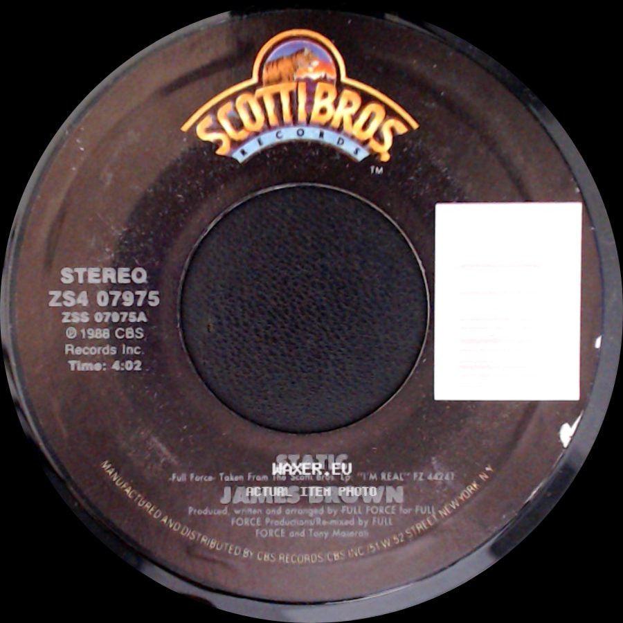 James Brown - Static / Godfather Runnin' The Joint side A