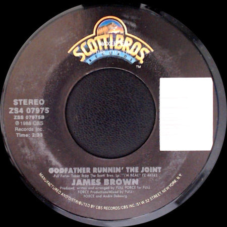James Brown - Static / Godfather Runnin' The Joint side B