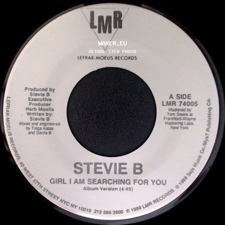 Stevie B - Girl I Am Searching For You / Girl I Am Searching For You side A