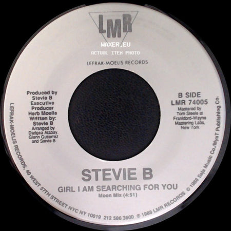 Stevie B - Girl I Am Searching For You / Girl I Am Searching For You side B