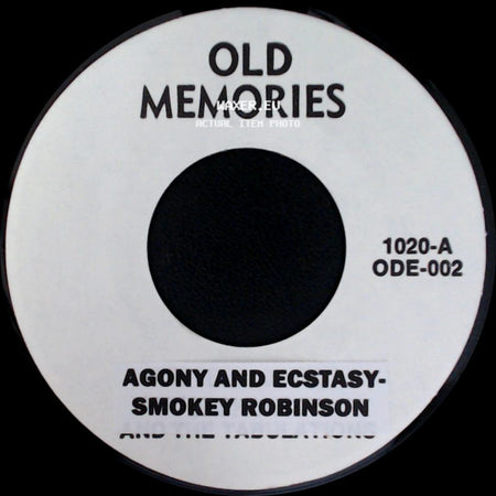 Pete Wingfield / Smokey Robinson - Eighteen With A Bullet / Agony And Ecstasy side B