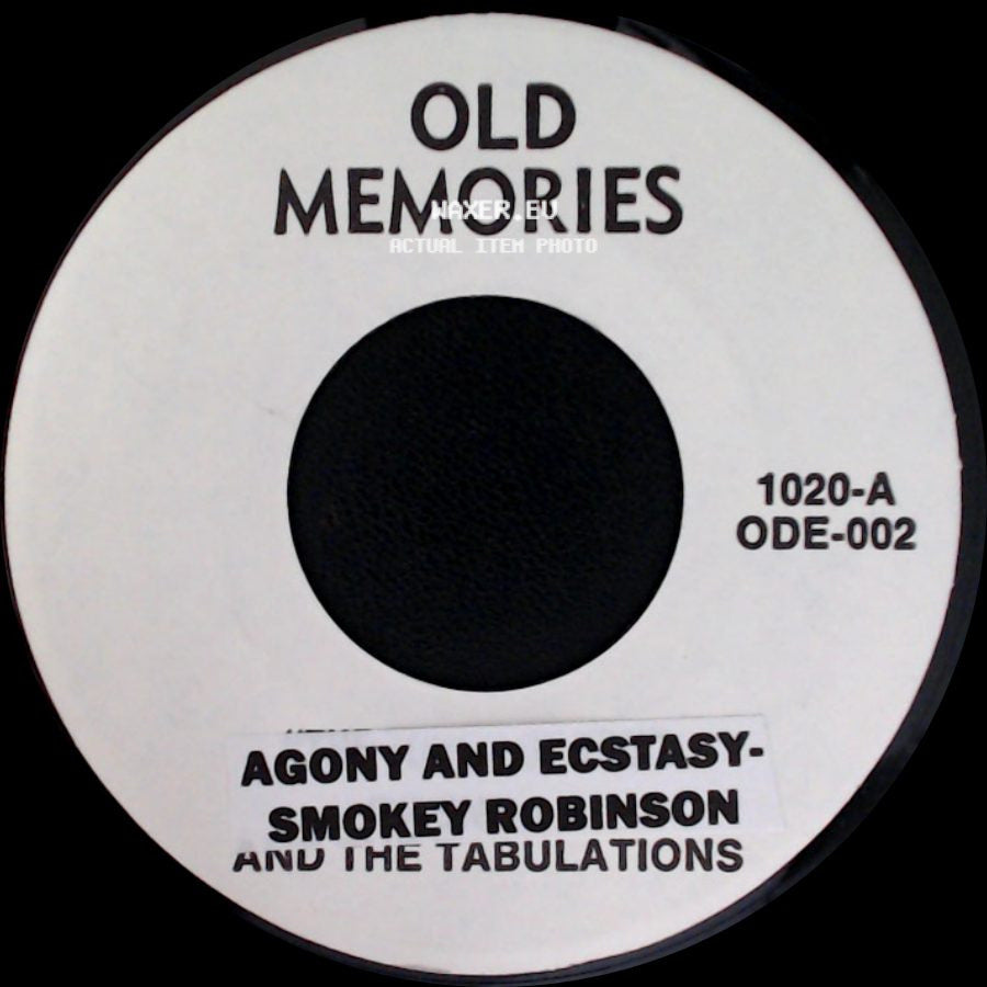 Pete Wingfield / Smokey Robinson And The Miracles - Eighteen With A Bullet / Agony And Ecstasy side B