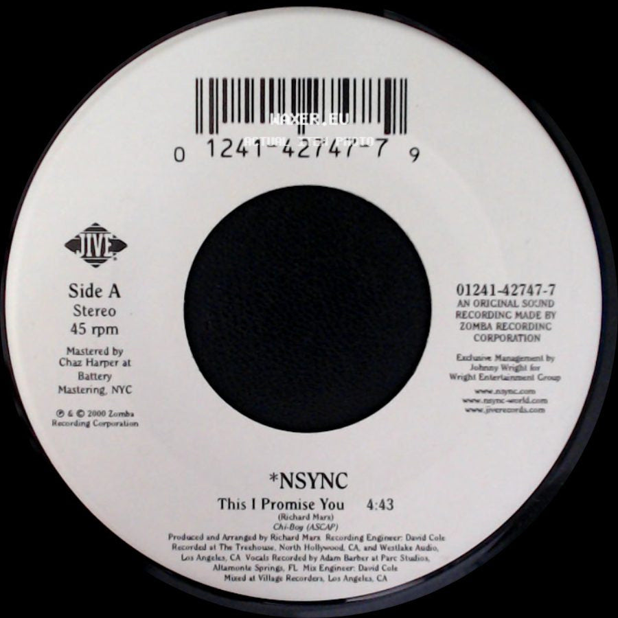 *Nsync - This I Promise You / Yo Te Voy A Amar (This I Promise You) side A