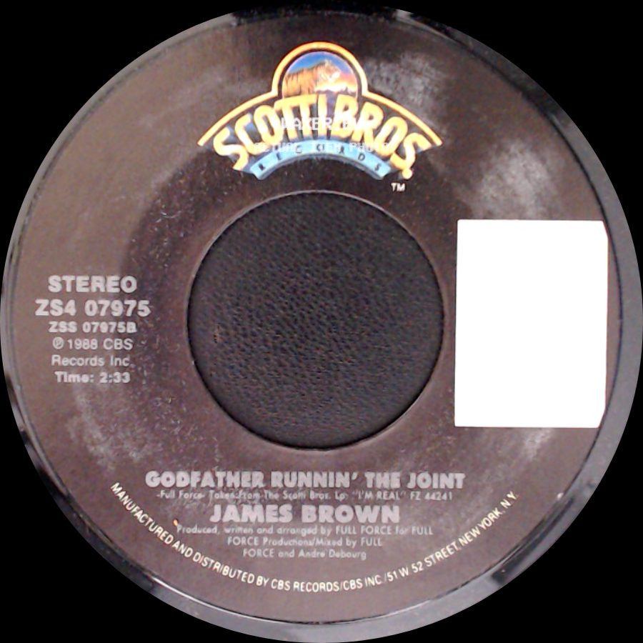 James Brown - Godfather Runnin' The Joint / Static side A