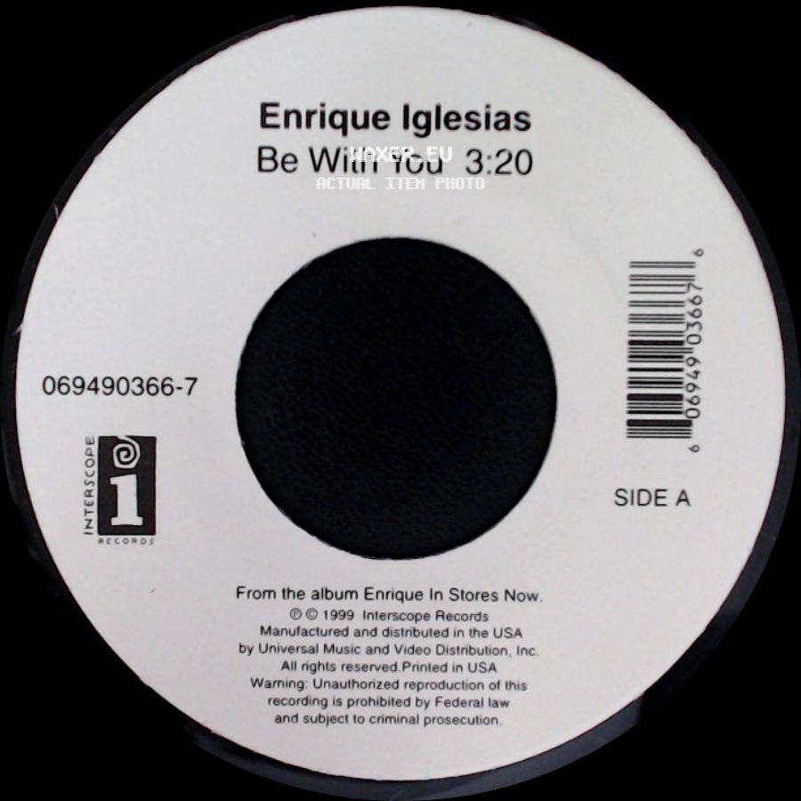 Enrique Iglesias - Be With You / Sad Eyes 4:08 side A