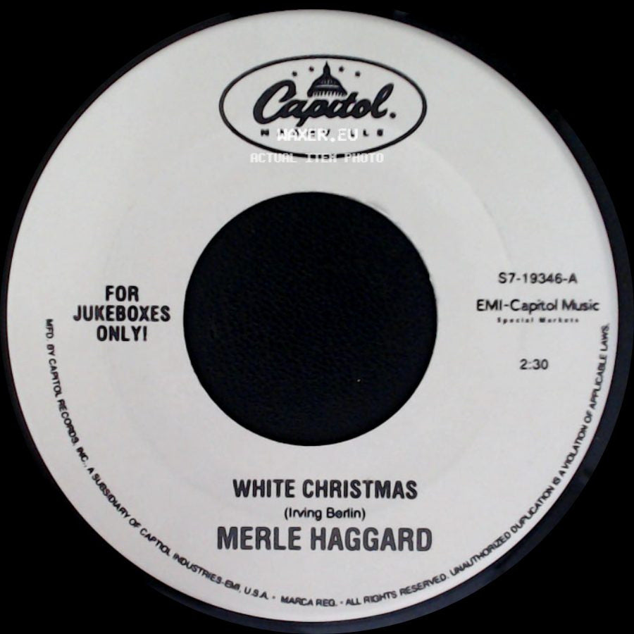 Merle Haggard - White Christmas / Silver Bells side A