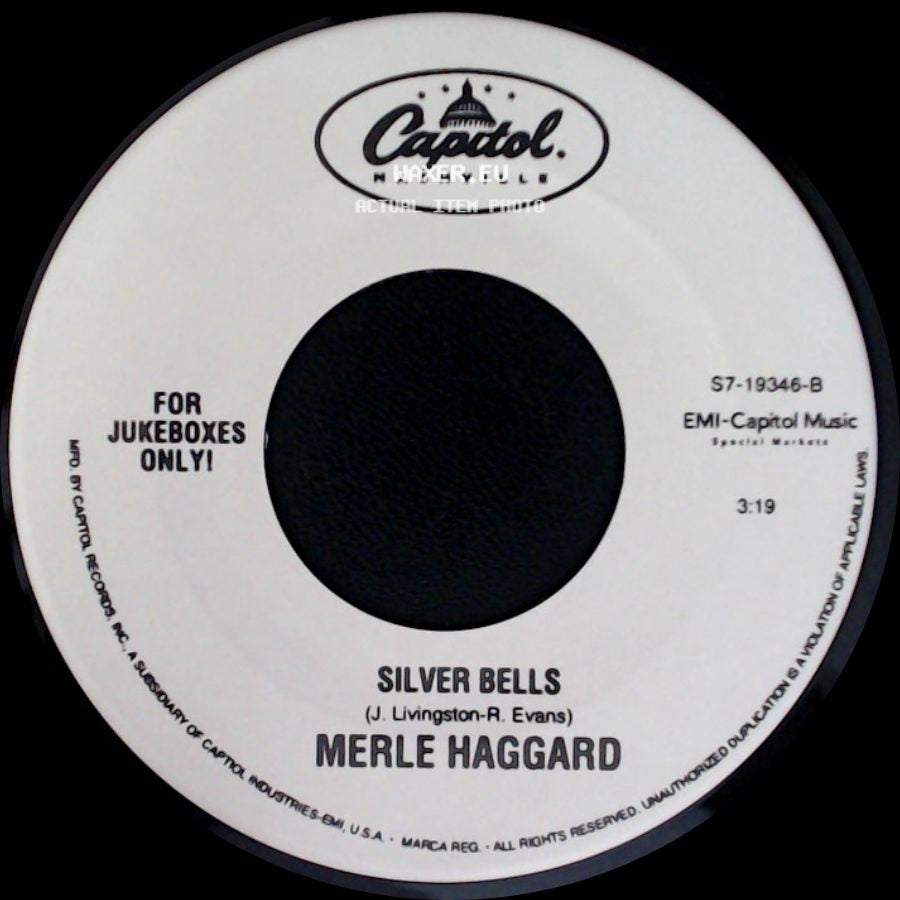 Merle Haggard - White Christmas / Silver Bells side B