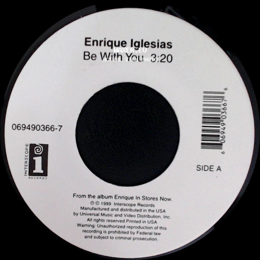 Enrique Iglesias - Be With You / Sad Eyes side A
