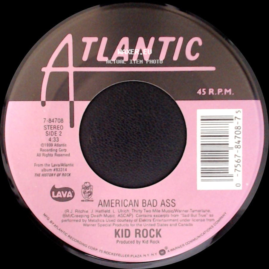 Kid Rock - Only God Knows Why / American Bad Ass side B