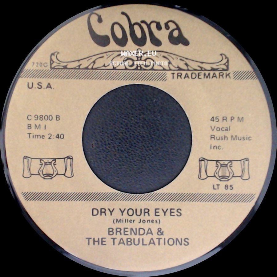 The Sixteens / Brenda & The Tabulations - A Casual Look / Dry Your Eyes side B