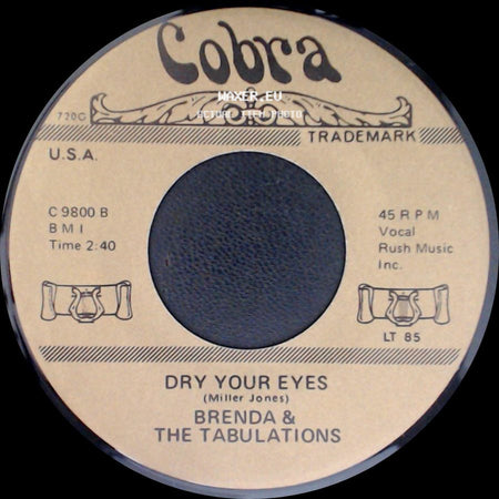The Sixteens / Brenda & The Tabulations - A Casual Look / Dry Your Eyes side B