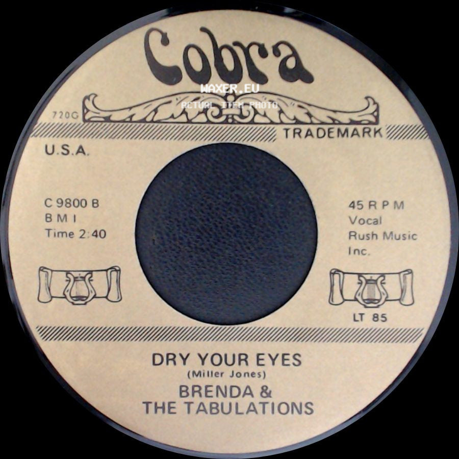 The Sixteens / Brenda & The Tabulations - A Casual Look / Dry Your Eyes side B