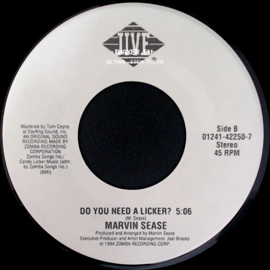 Marvin Sease - Hittin' & Runnin' / Do You Need A Licker? side B