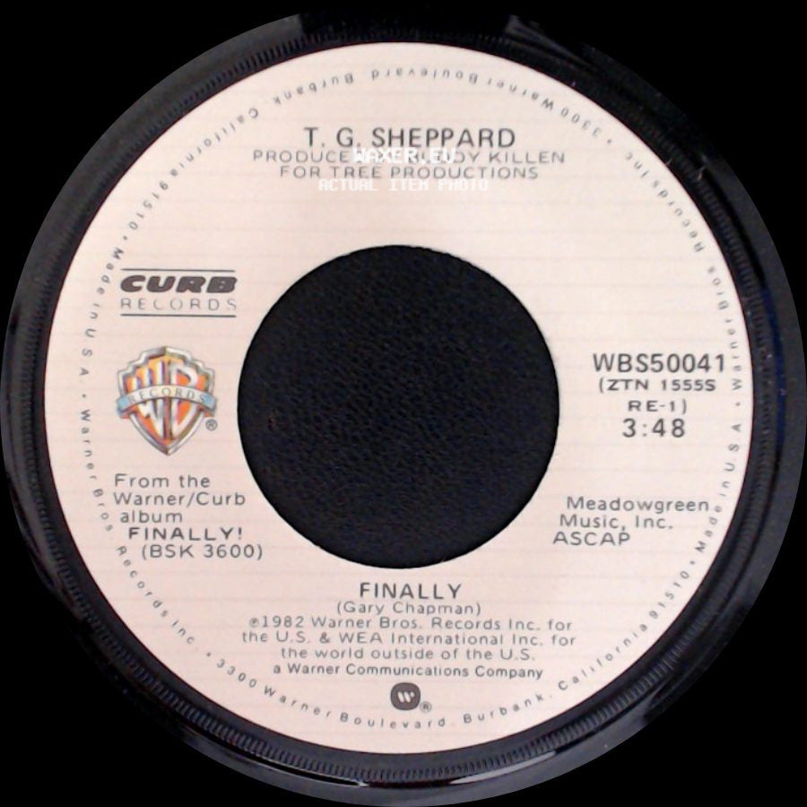 T. G. Sheppard - Finally / All My Cloudy Days Are Gone side A
