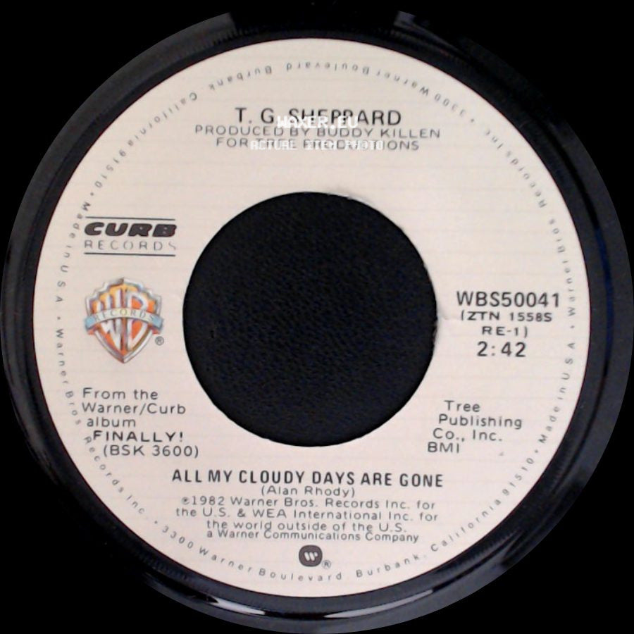 T. G. Sheppard - Finally / All My Cloudy Days Are Gone side B