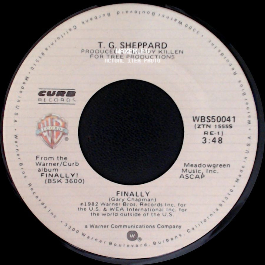 T. G. Sheppard - All My Cloudy Days Are Gone / Finally side B