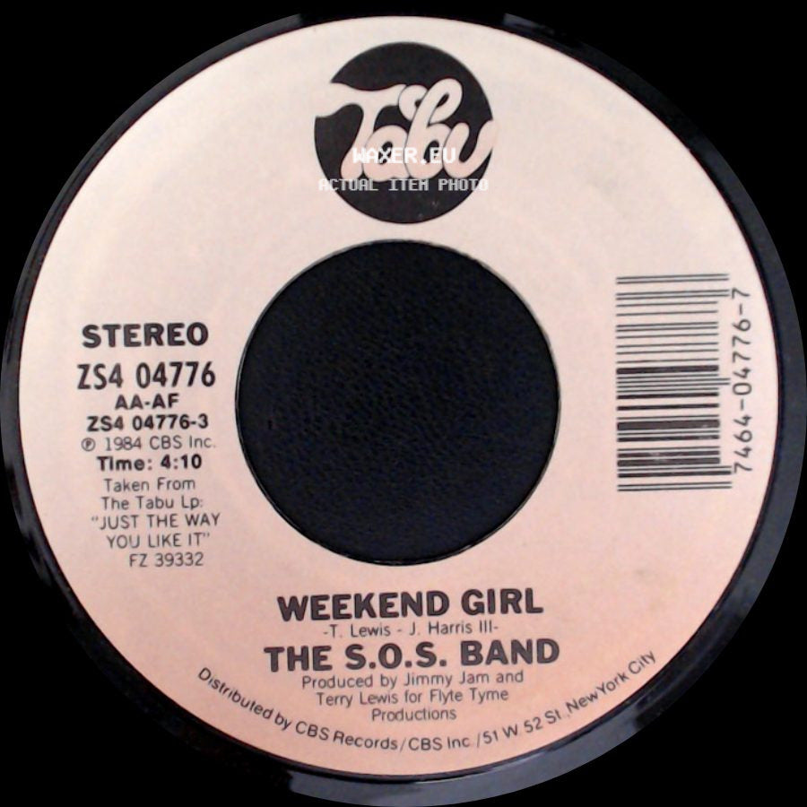 The S.O.S. Band - Weekend Girl / Feeling side A