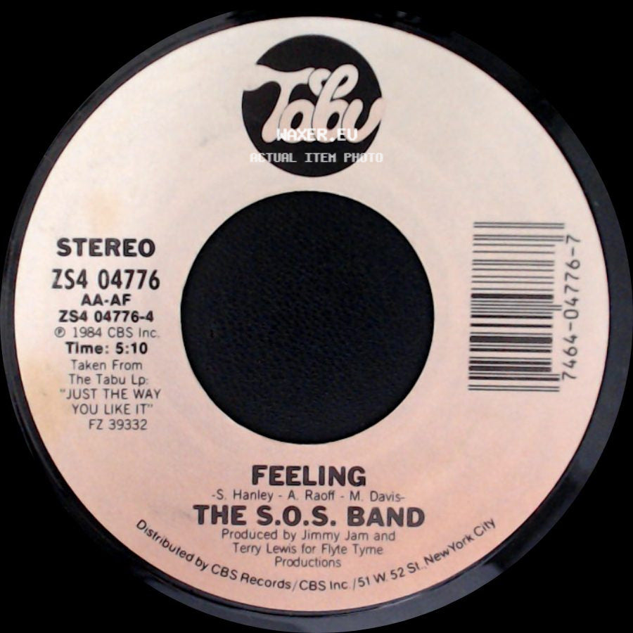 The S.O.S. Band - Weekend Girl / Feeling side B