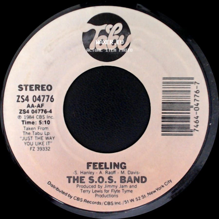 The S.O.S. Band - Weekend Girl / Feeling side B