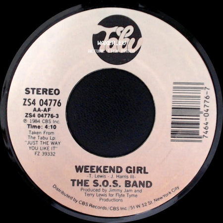 The S.O.S. Band - Weekend Girl / Feeling side A