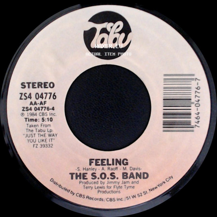 The S.O.S. Band - Weekend Girl / Feeling side B