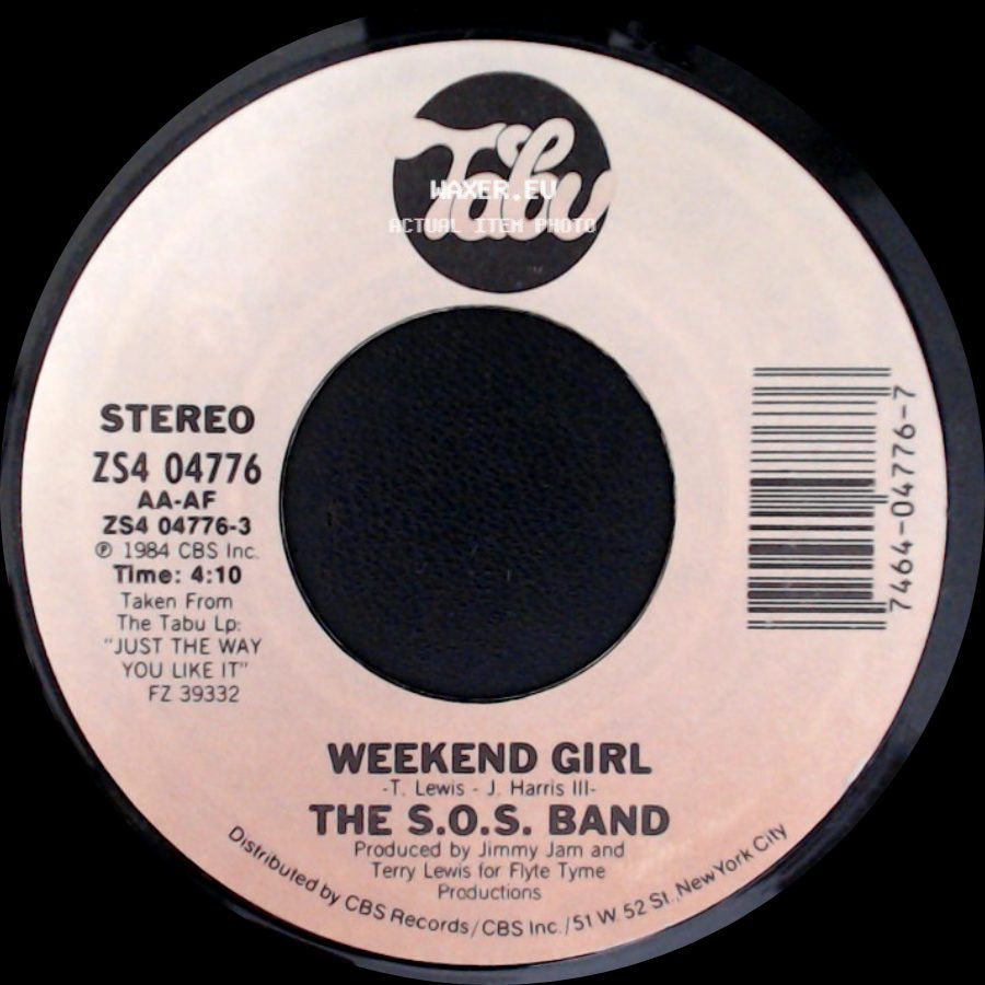 The S.O.S. Band - Weekend Girl / Feeling side A