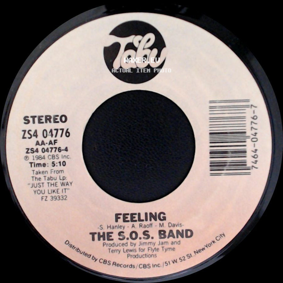 The S.O.S. Band - Weekend Girl / Feeling side B