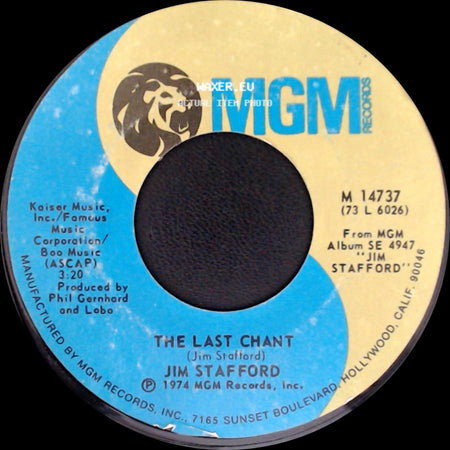 Jim Stafford - Wildwood Weed / The Last Chant side B