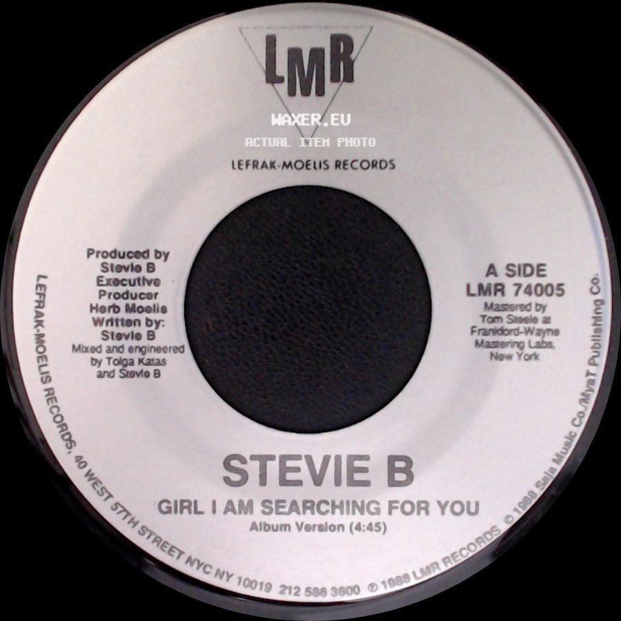 Stevie B - Girl I Am Searching For You / Girl I Am Searching For You side A