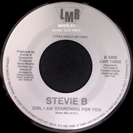 Stevie B - Girl I Am Searching For You / Girl I Am Searching For You side B