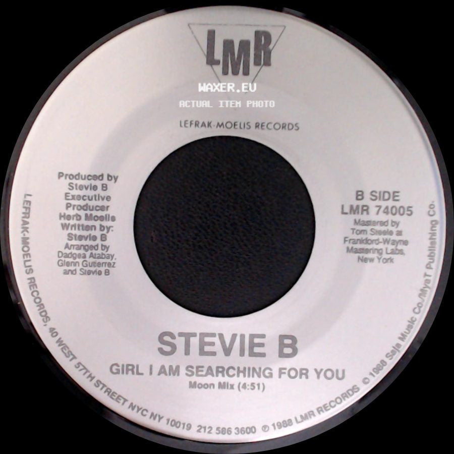 Stevie B - Girl I Am Searching For You / Girl I Am Searching For You side B