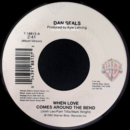 Dan Seals - Sweet Little Shoe / When Love Comes Around The Bend side B