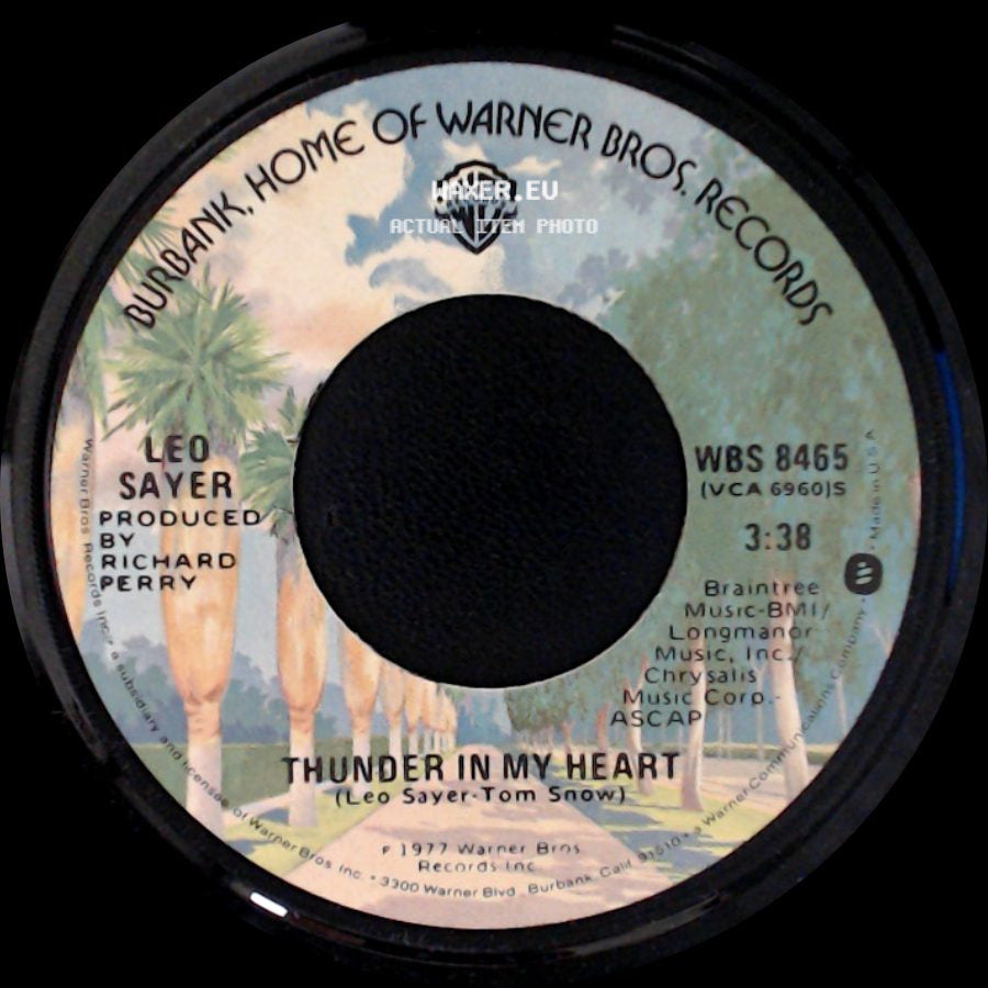 Leo Sayer - Thunder In My Heart / Get The Girl side A