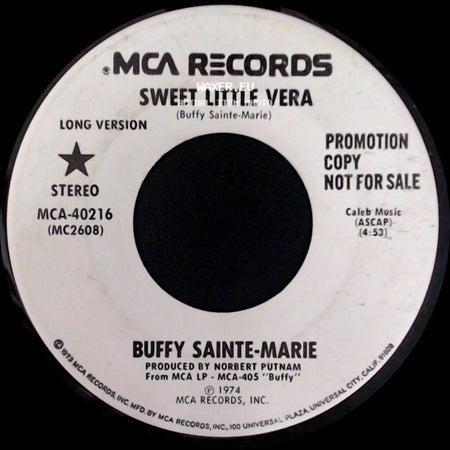 Buffy Sainte-Marie - Sweet Little Vera / Sweet Little Vera side B