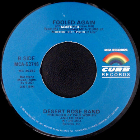 Desert Rose Band - Start All Over Again / Fooled Again side B