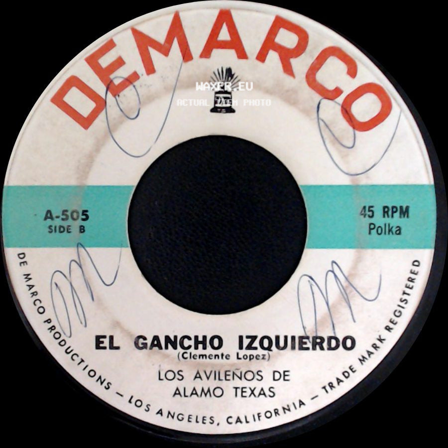 Los Avileños De Alamo Texas - Cuatro Cartas / El Gancho Izquierdo side B