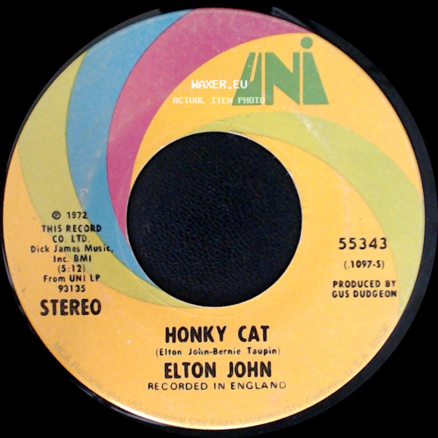 Elton John - Honky Cat / Slave side A