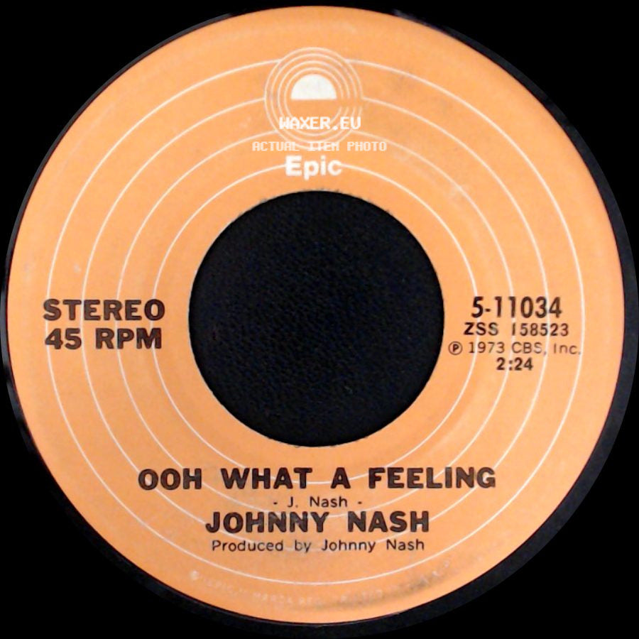 Johnny Nash - Ooh What A Feeling / Yellow House side A