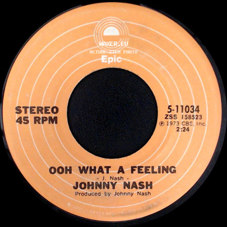 Johnny Nash - Ooh What A Feeling / Yellow House side A