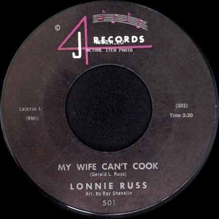 Lonnie Russ - Something Old, Something New / My Wife Can't Cook side B