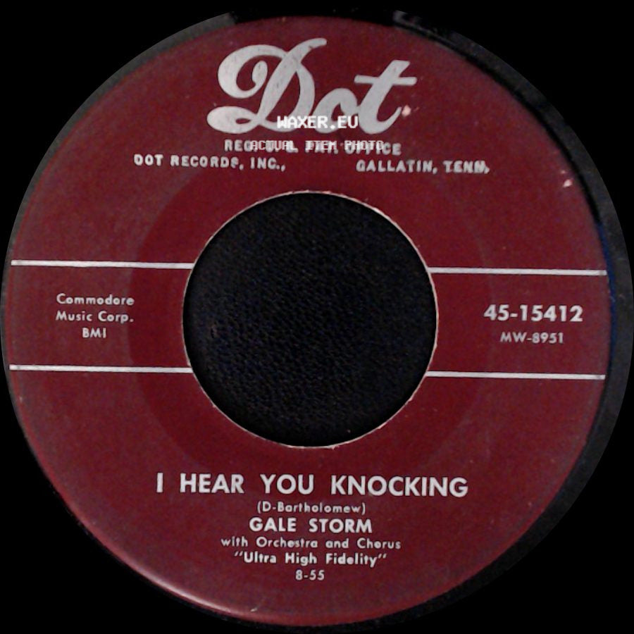 Gale Storm - Never Leave Me / I Hear You Knocking side B